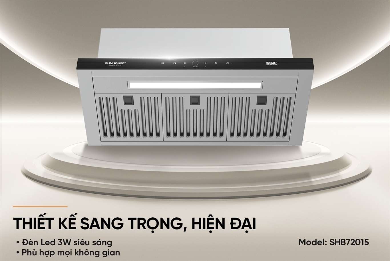 máy hút mùi âm tủ sunhouse shb72015