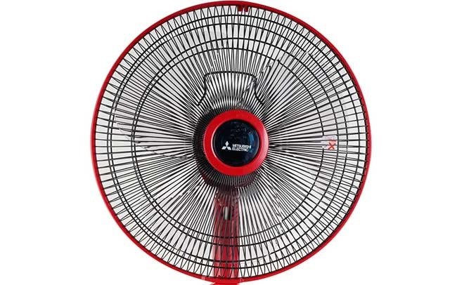 quạt bàn mitsubishi d16-gv cy-rd đỏ đậm