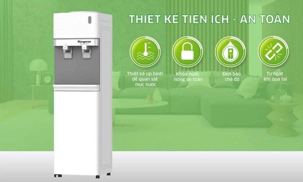 máy làm nóng lạnh nước uống kangaroo kg35a2
