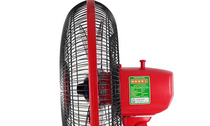quạt bàn mitsubishi d16-gv cy-rd đỏ đậm