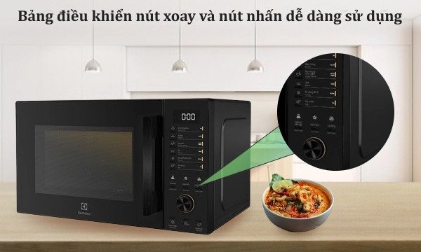 lò vi sóng có nướng electrolux 23 lít emg23d22b