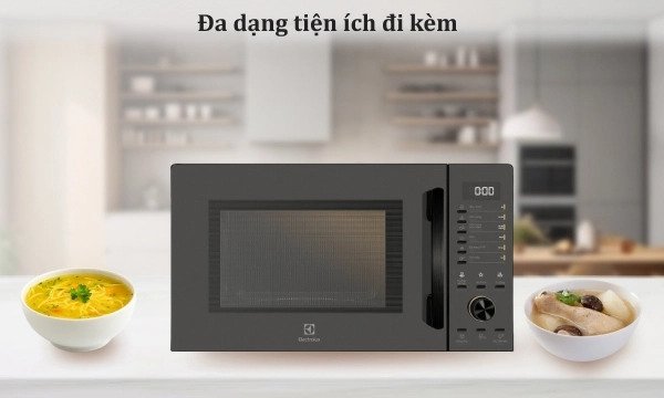 lò vi sóng có nướng electrolux 30 lít emg30d22bm