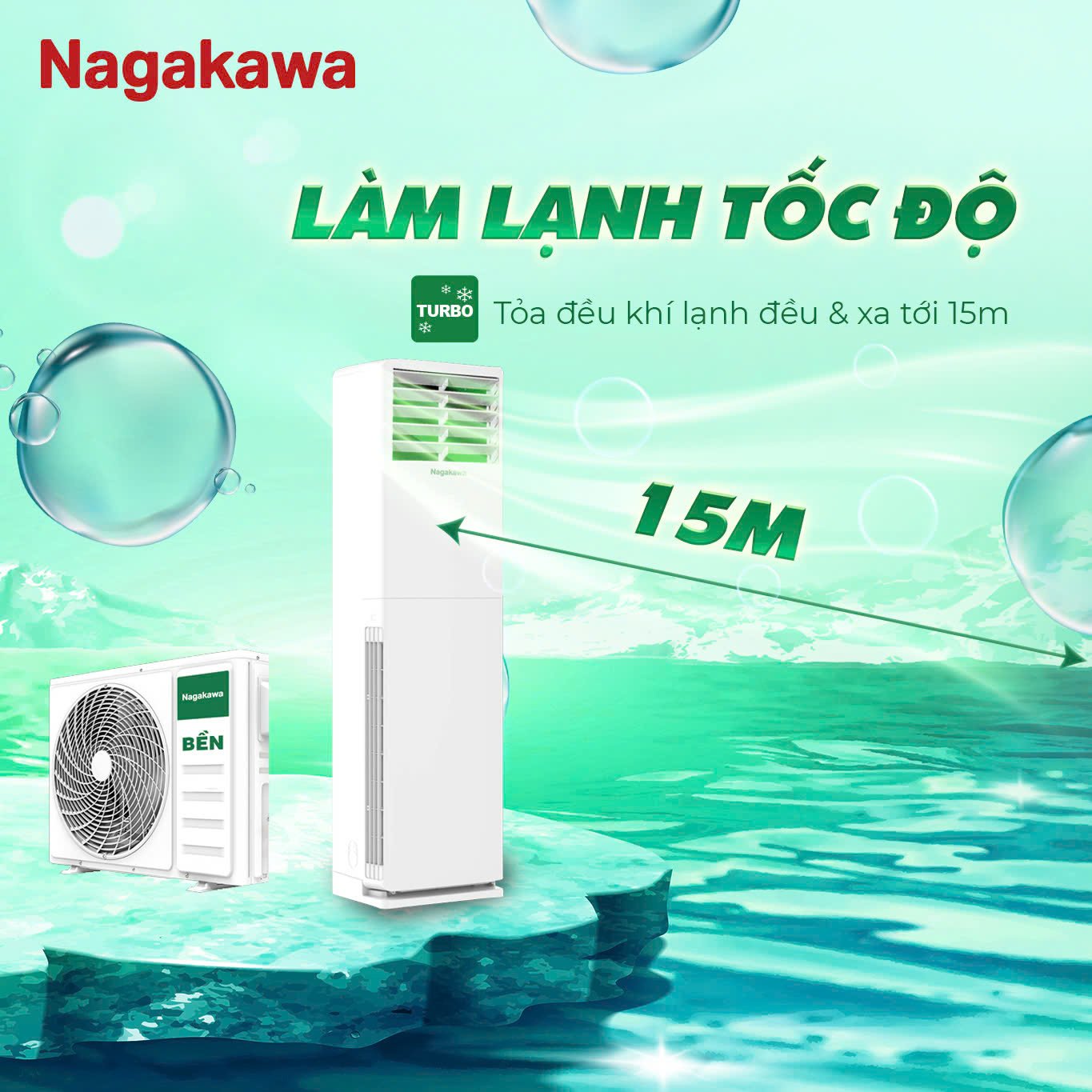 máy lạnh tủ đứng nagakawa 3.0hp np-c28r1k58