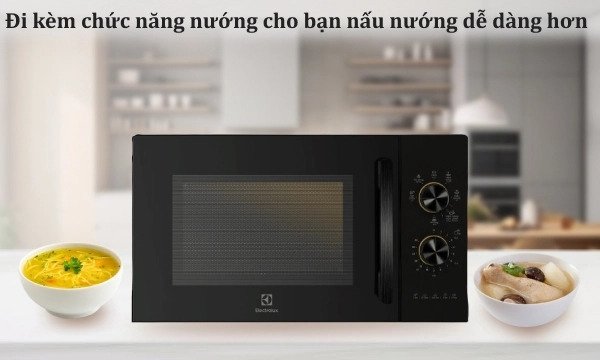 lò vi sóng có nướng electrolux 23 lít emg23k22b
