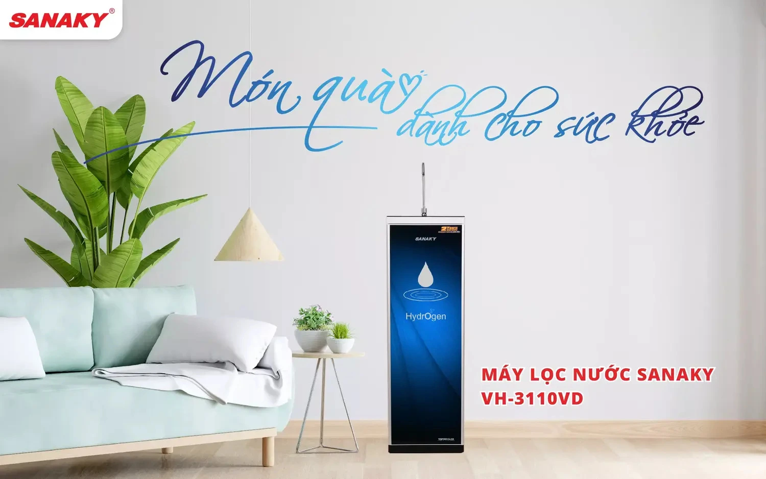 máy lọc nước sanaky slim 10 lõi vh-3110vd