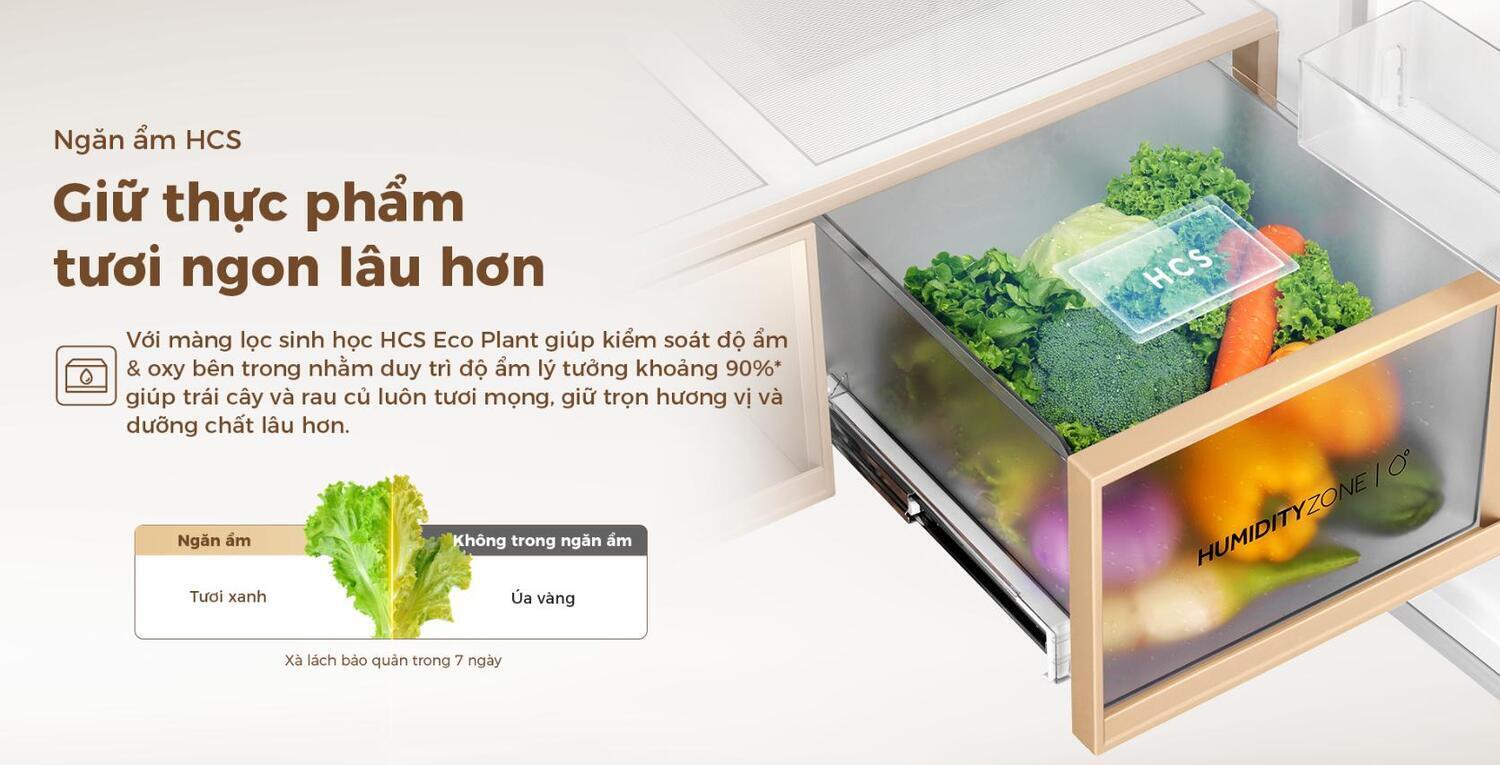 tủ lạnh aqua inverter 512 lít multi door aqr-ma585xa(mc)u1