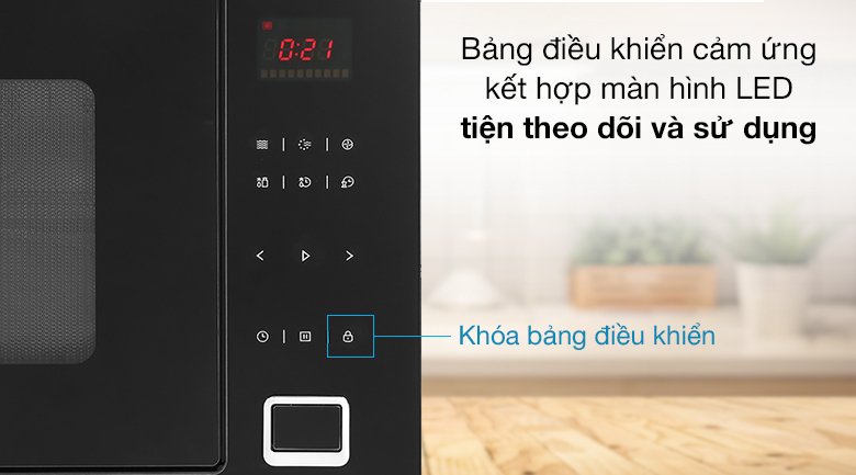 lò vi sóng có nướng lắp âm hafele hm-b38c (538.01.111) 32 lít