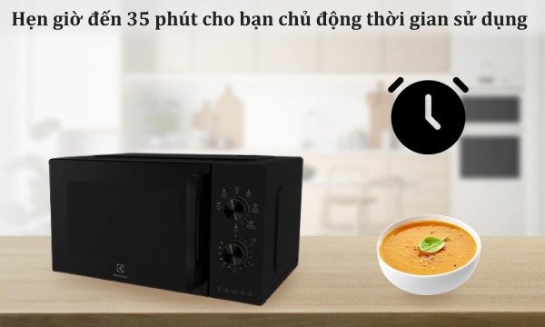 lò vi sóng có nướng electrolux 20 lít emg20k22b
