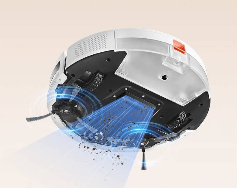 robot hút bụi lau nhà xiaomi vacuum e5 white