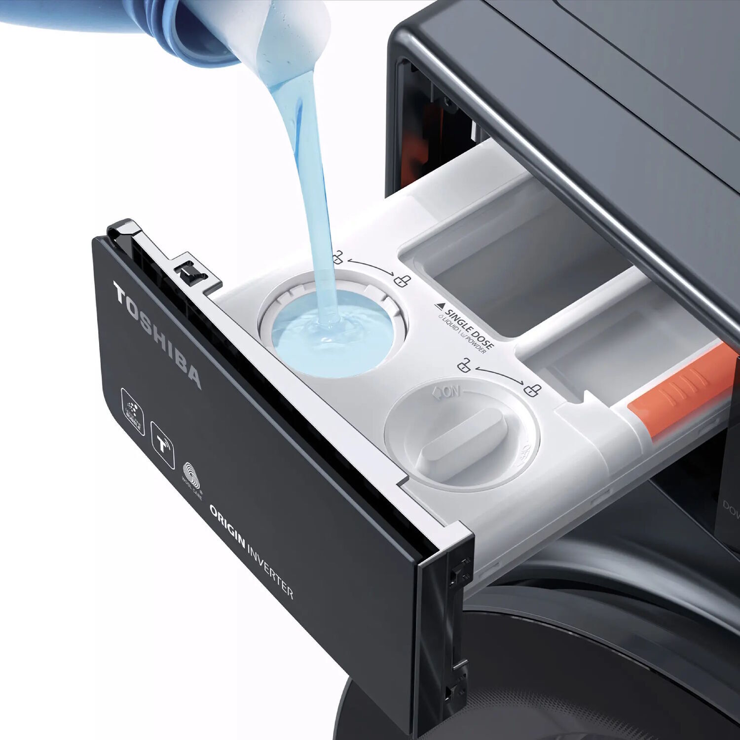 máy giặt sấy toshiba inverter giặt 13 kg - sấy 8 kg twd-t25bzp140mwv(mg)