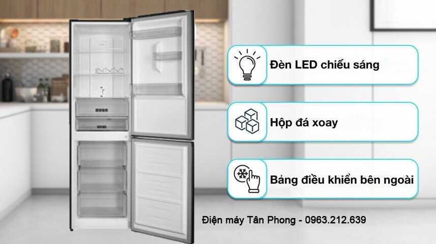 tủ lạnh sharp inverter 323 lít sj-bf330v-sl