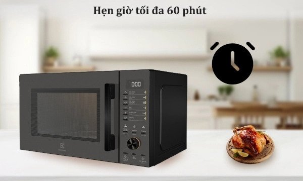 lò vi sóng có nướng electrolux 30 lít emg30d22bm