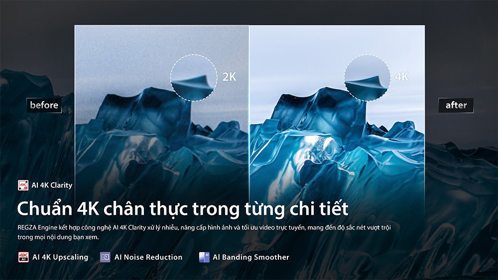 smart tivi qled toshiba ai 4k 100 inch 100z570rp