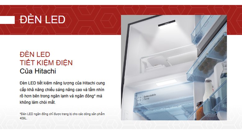 tủ lạnh hitachi inverter grand carbon 409 lít hrtn6443sgbkvn