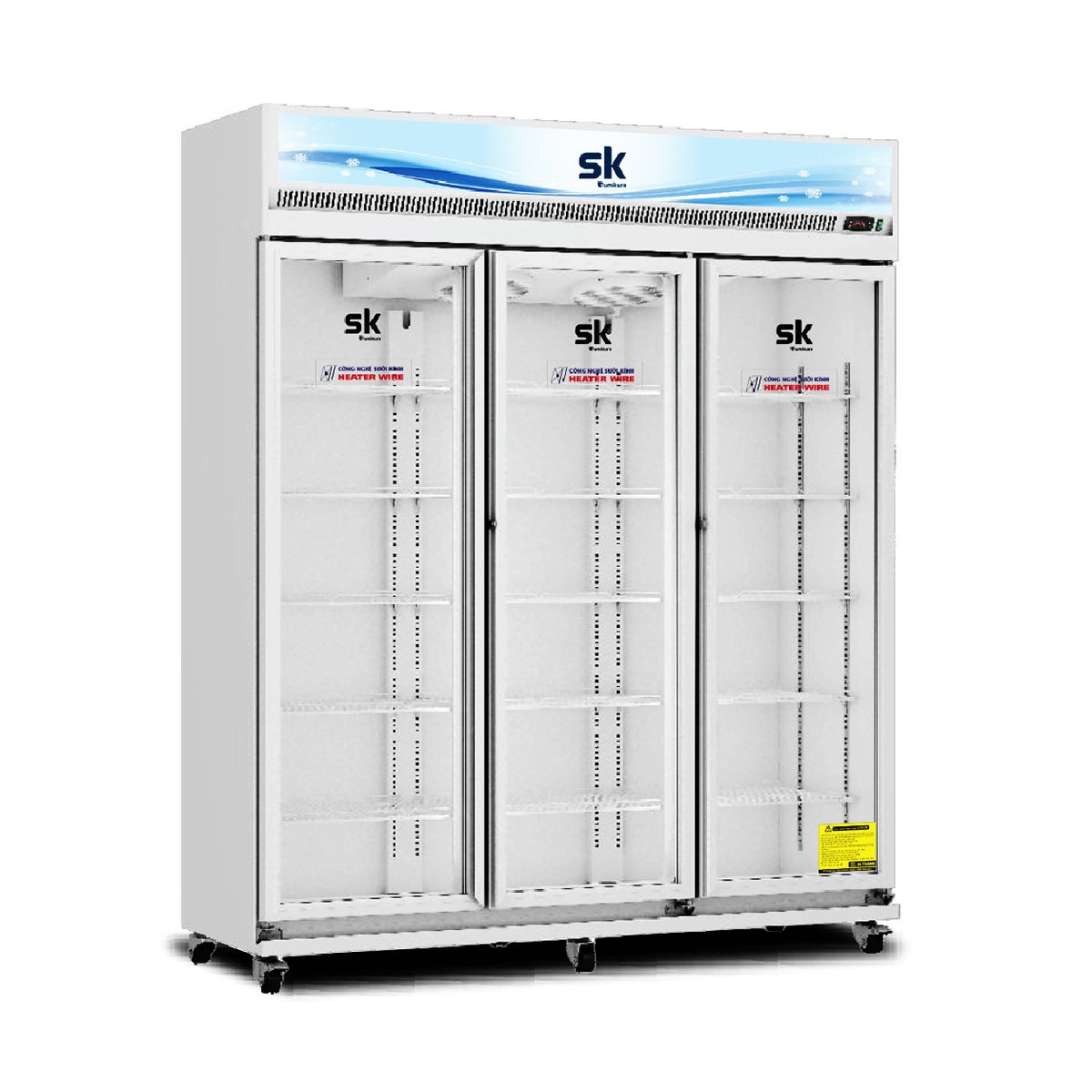 tủ mát sumikura 1350 lít 3 cánh sksc-1350hw3