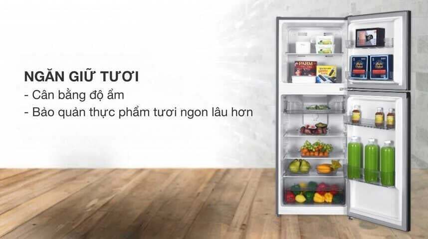 tủ lạnh sharp inverter 247 lít sj-x270v-sl