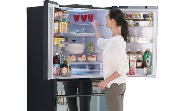 tủ lạnh hitachi inverter 520 lít r-hw540rv (xk)