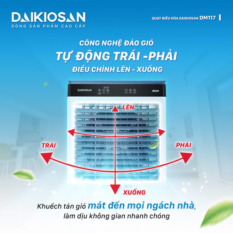 máy làm mát không khí daikiosan dm117