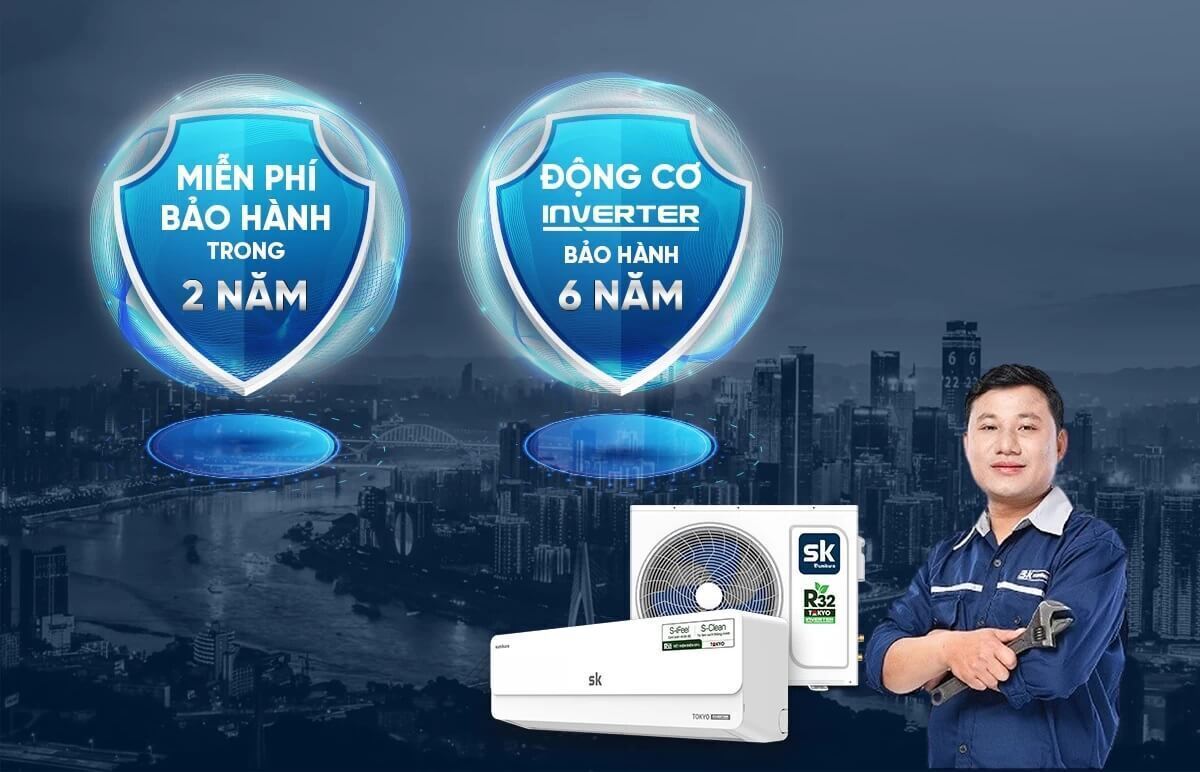 máy lạnh sumikura 2.5hp aps/apo-240/tokyo