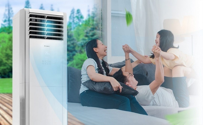 máy lạnh tủ đứng gree gvc42alxh-m6nnc7b - 5.0hp