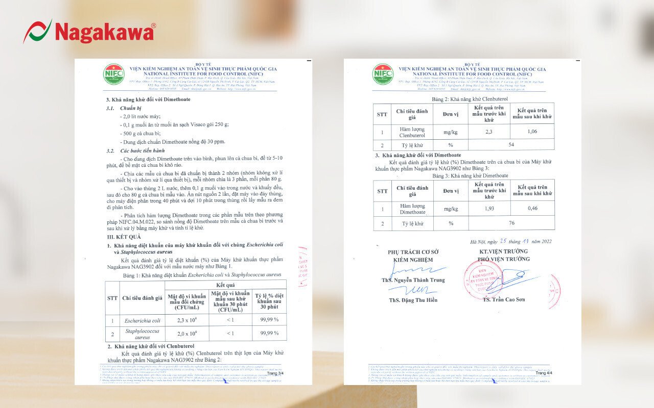 máy khử khuẩn thực phẩm nagakawa nag3902