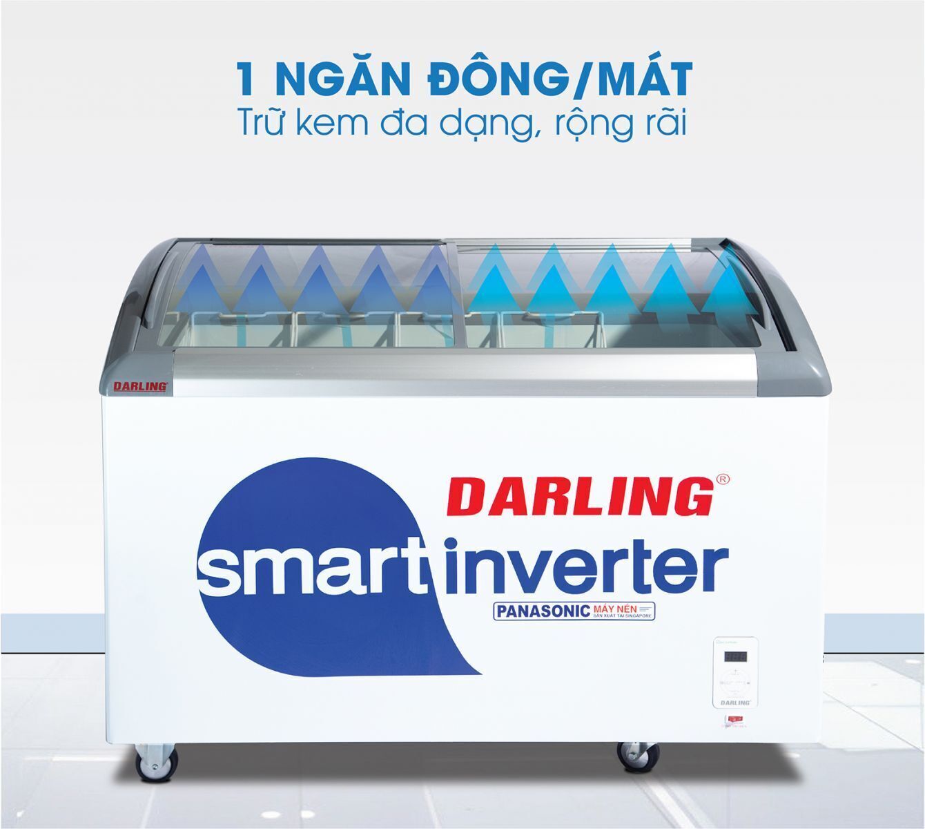 tủ kem darling inverter 450 lít dmf-5079aski