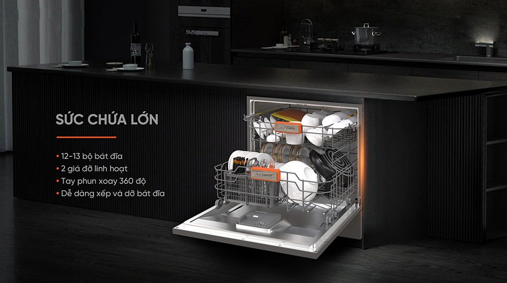 máy rửa chén độc lập junger leopard dwj-103