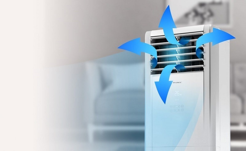 máy lạnh tủ đứng gree gvc42alxh-m6nnc7b - 5.0hp