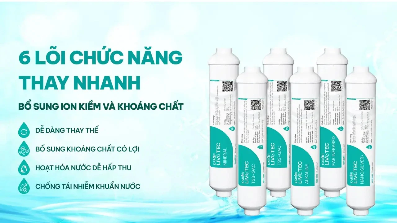 máy lọc nước nóng lạnh livotec 628s
