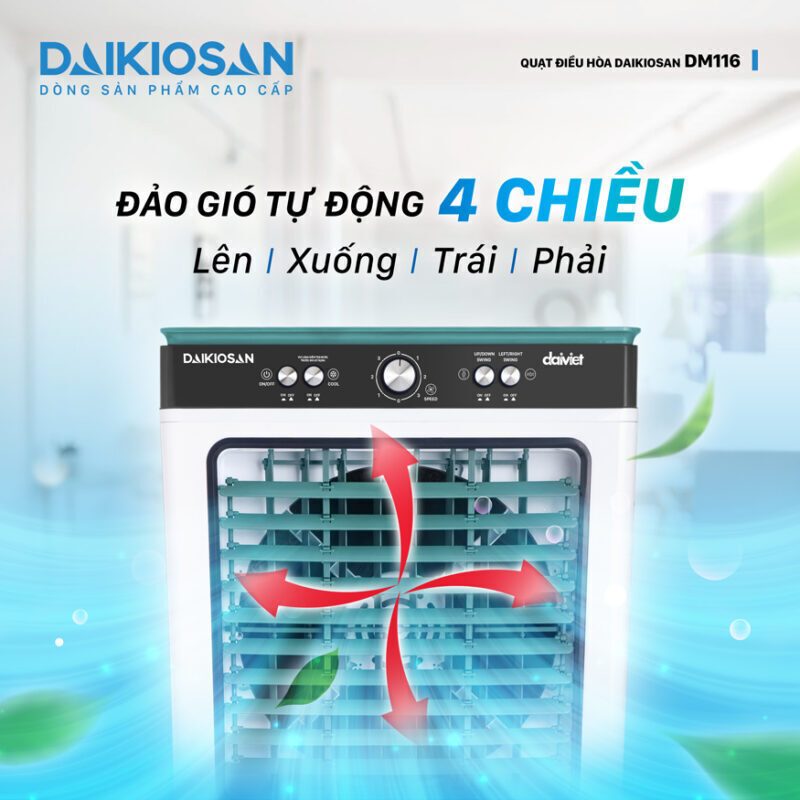 máy làm mát daikiosan dm116