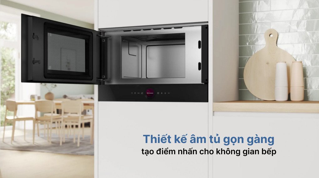 lò vi sóng âm tủ bosch 21 lít bfl7221b1 series 8