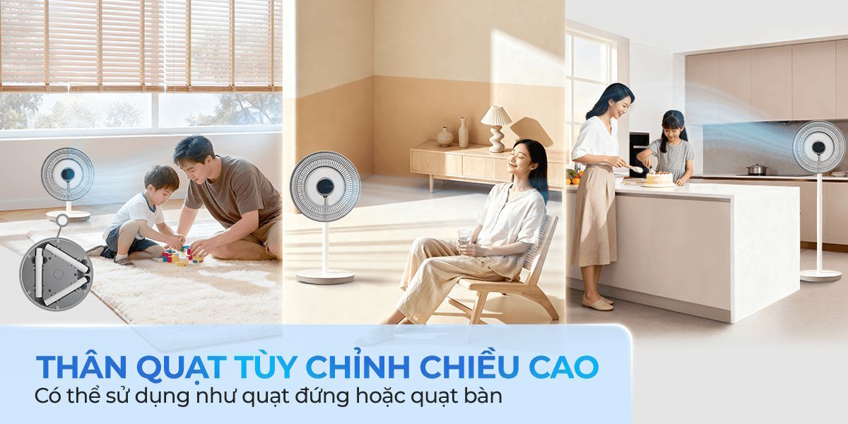quạt tuần hoàn sharp 9 cánh pj-cd404v-w 24w