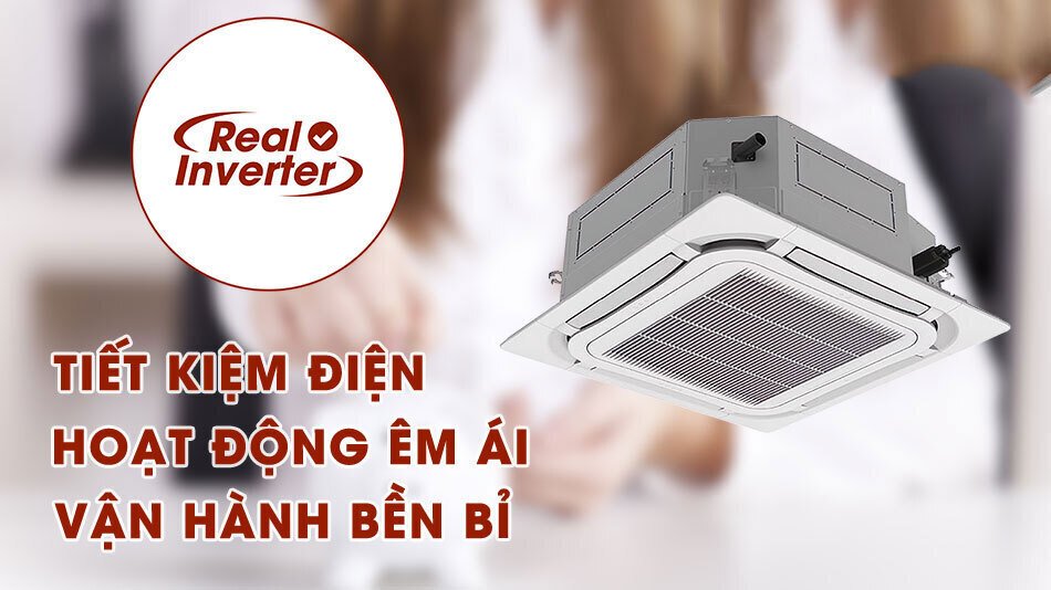 máy lạnh âm trần gree inverter 5.0 hp gcc42s6i/gmc42s6i