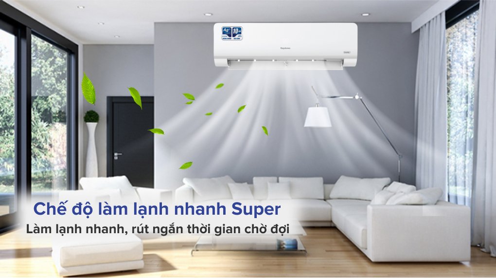 máy lạnh nagakawa inverter 2.5 hp nis-c24r2h10