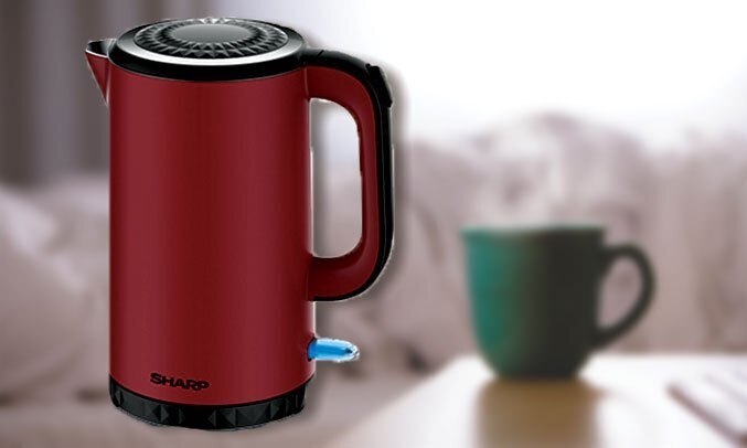 bình đun siêu tốc sharp 1.7 lít ekj-17evps-rd