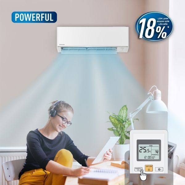 máy lạnh panasonic 1.0 hp inverter cu/cs-ru9ckh-8d mẫu 2026