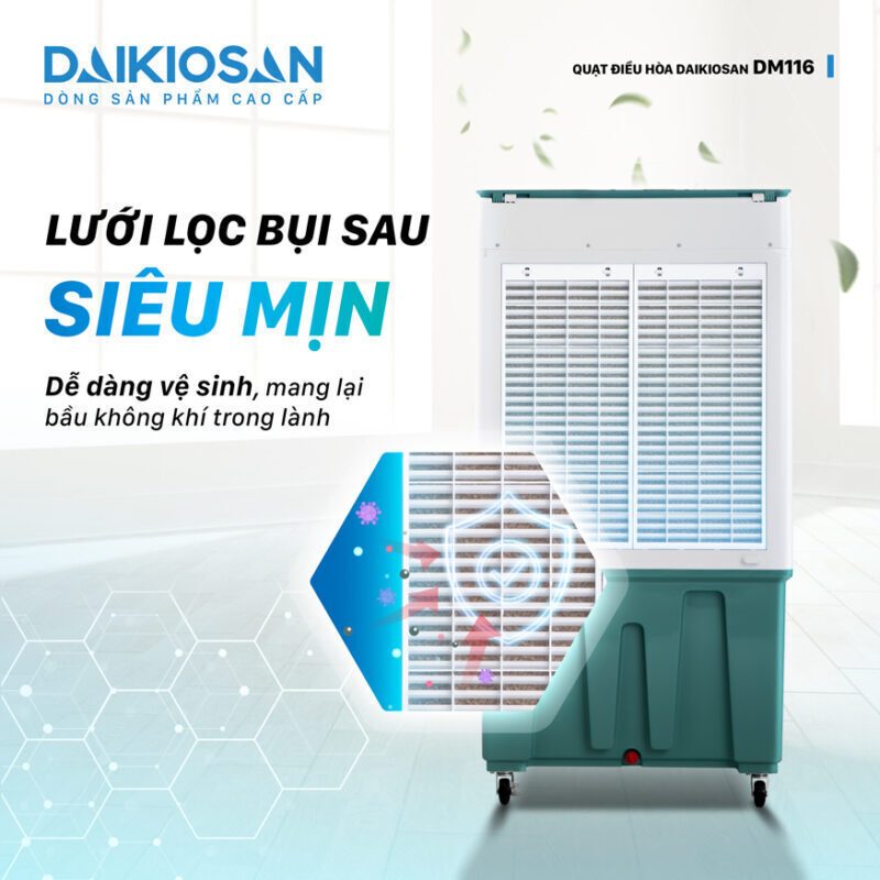 máy làm mát daikiosan dm116