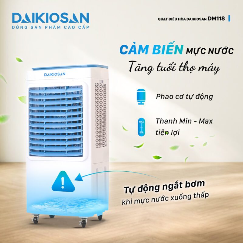 máy làm mát daikiosan dm118