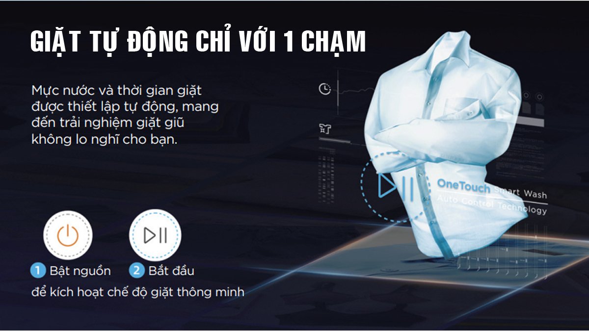 máy giặt midea 9.5 kg ma200w95