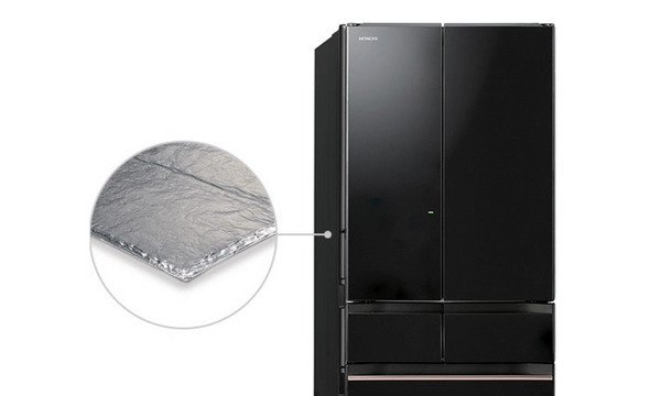 tủ lạnh hitachi inverter 520 lít r-hw540rv (xk)