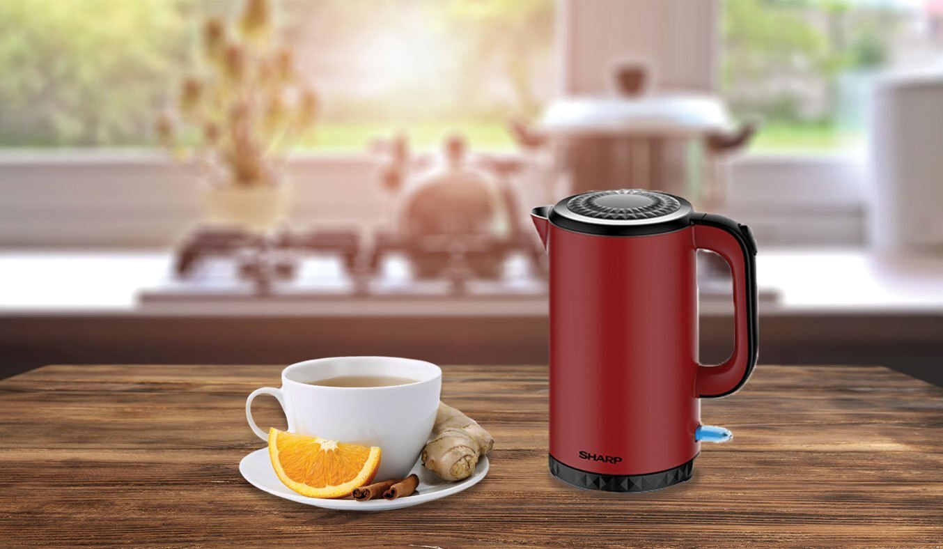 bình đun siêu tốc sharp 1.7 lít ekj-17evps-rd