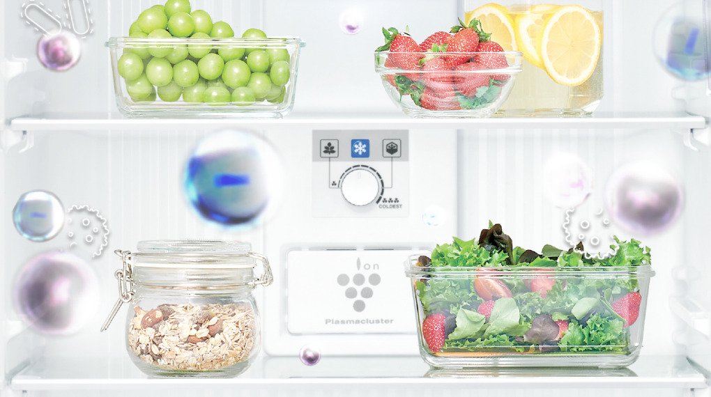 tủ lạnh sharp 352 lít inverter sj-xp352ae-sl