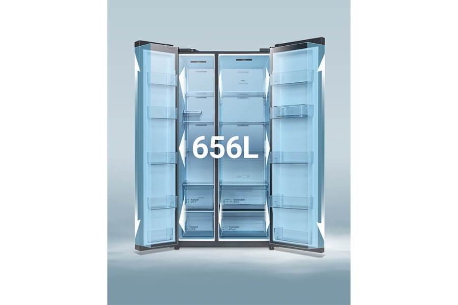 tủ lạnh hitachi inverter 656 lít hrsn9713esgbkvn