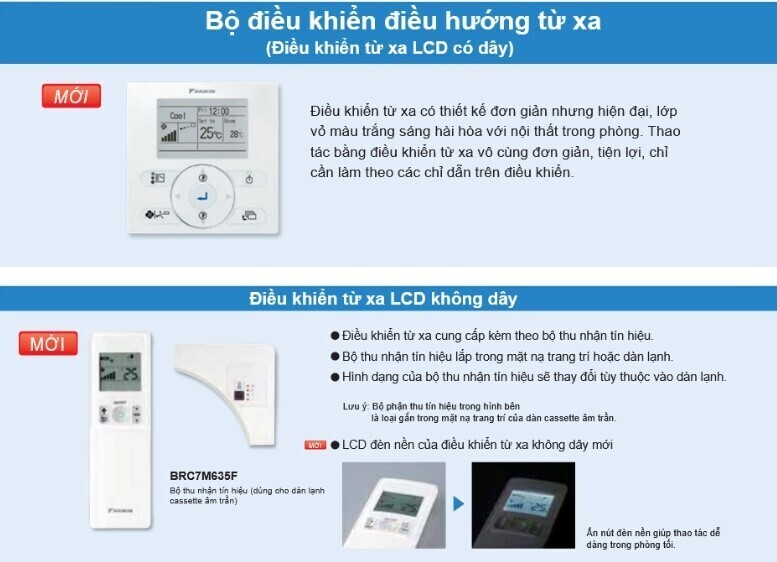 máy lạnh âm trần 2 hp daikin inverter fcfc50dvm / rzfc50evm + brc7f635f9 + bycq125eaf(8) điều khiển không dây