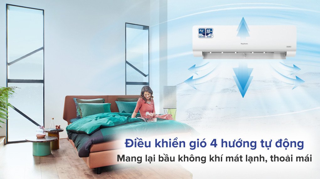 máy lạnh nagakawa inverter 2.5 hp nis-c24r2h10