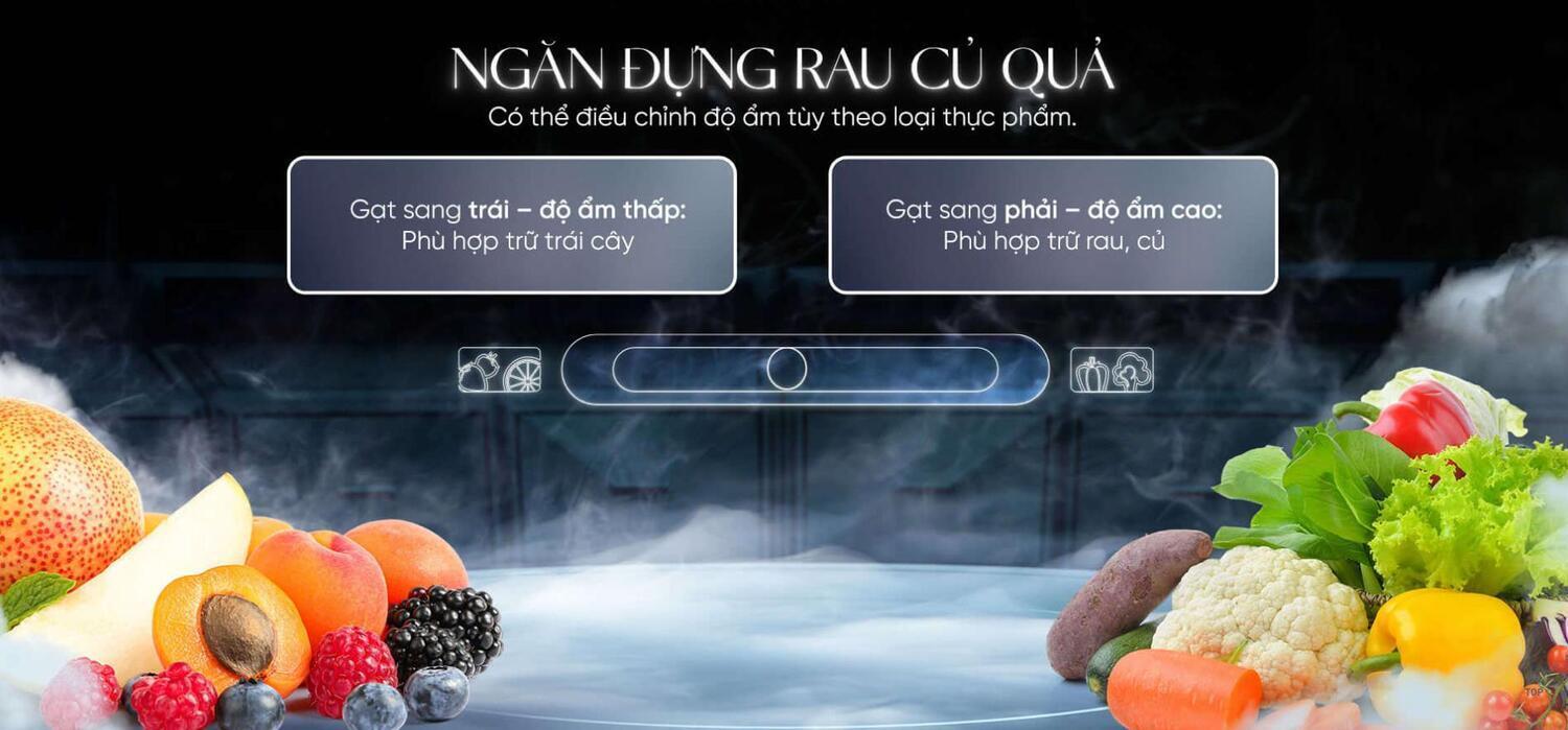 tủ lạnh sharp inverter multi door 421 lít sj-fxp510vg-ch