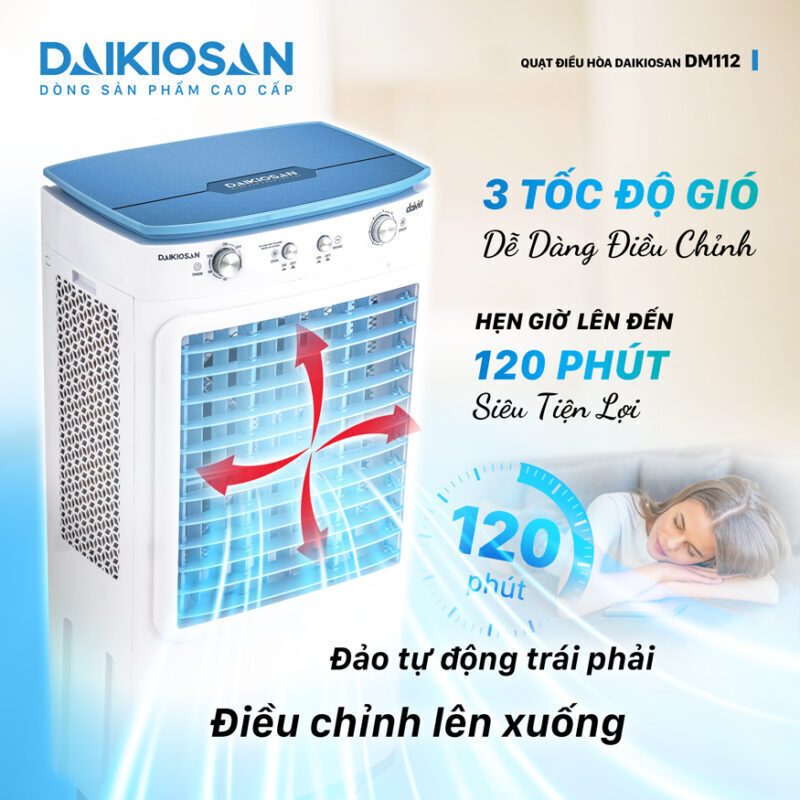 máy làm mát daikiosan dm112