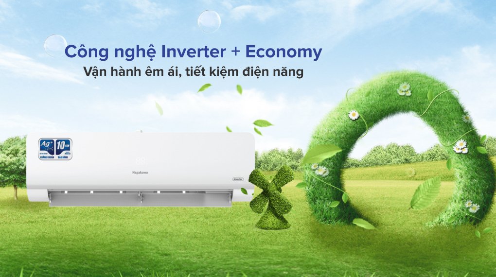 máy lạnh nagakawa inverter 2.5 hp nis-c24r2h10