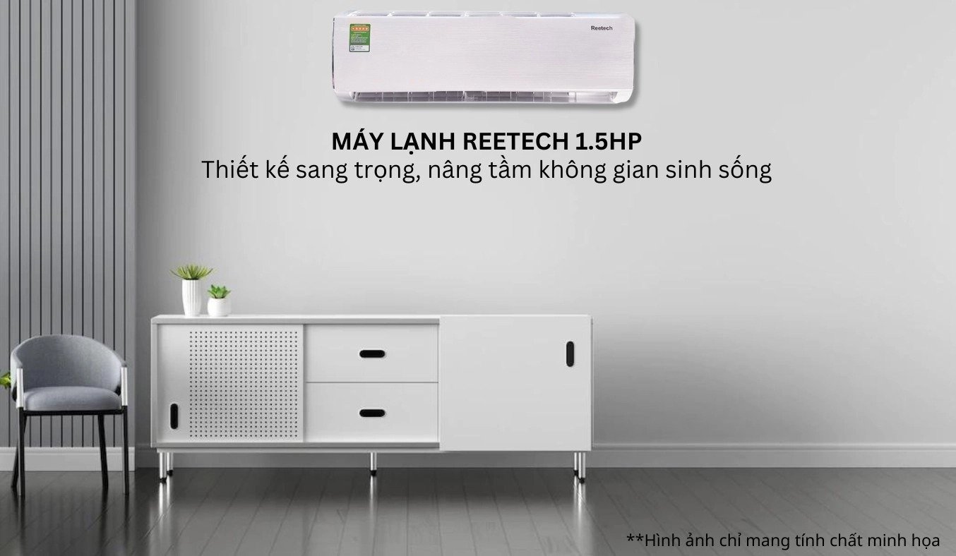 máy lạnh reetech 1.5 hp rt12-tb-bt/rc12-tb-bt