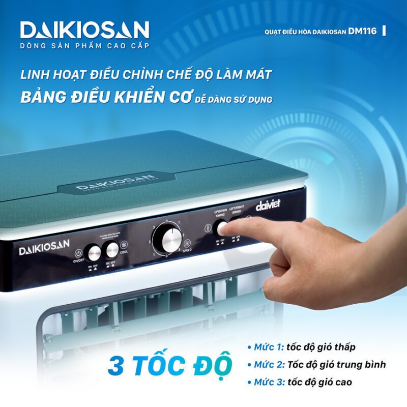 máy làm mát daikiosan dm116